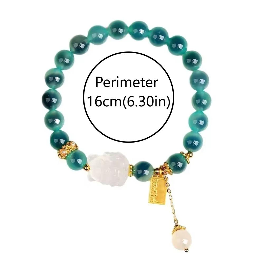 Crystal Agate Beads Bracelets Tassel Pedant Bead String Bracelet Fashion Luxury Bracelets  Ladies