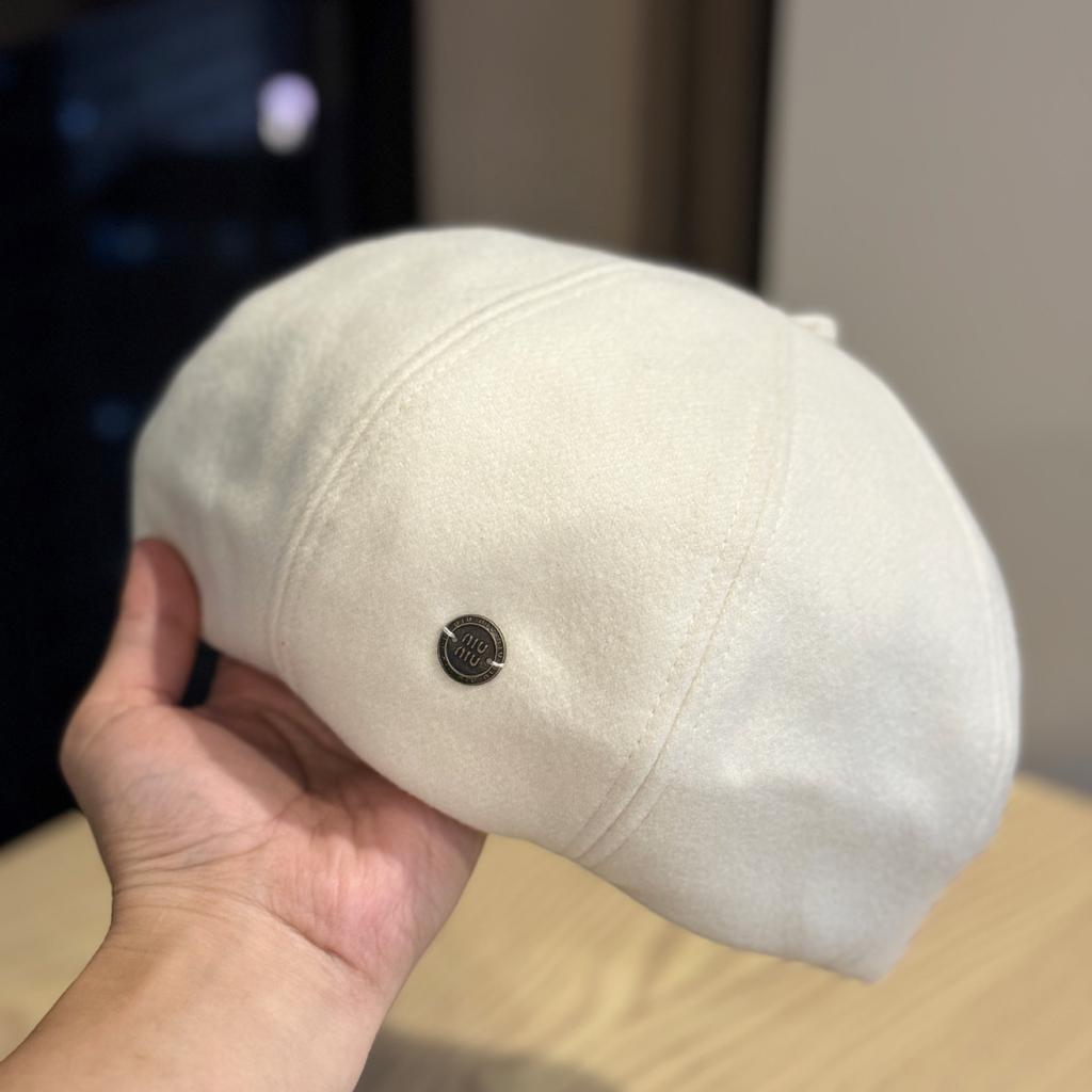 Осенний Универсальный Ретро Берет Утепленная Теплая Шерстяная Шляпа Художника Шерстяной Войлок Женский Берет Модный