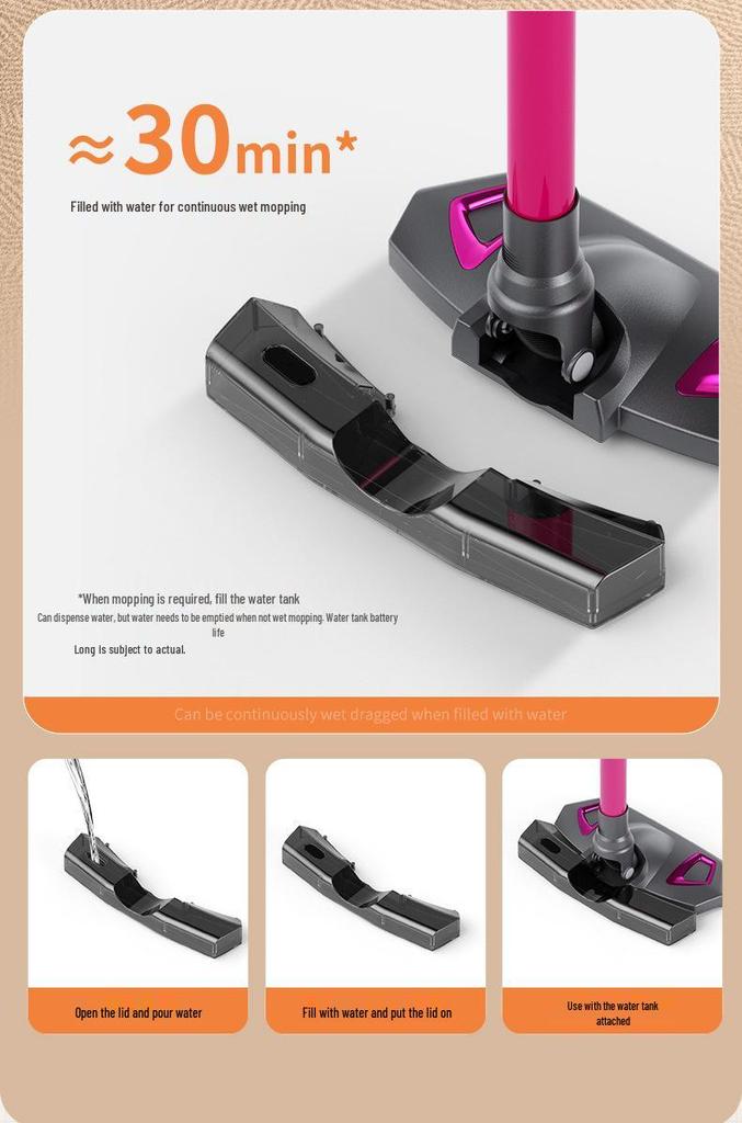 Wow Wireless Handheld Vacuum & Mop: High Suction, Small, Rechargeable, 2-in-1 for Home & Pet Hair.
