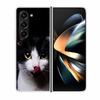 Для Samsung Galaxy Z Fold 2 3 4 5 Чехол для телефона Ударопрочный Жесткий Пластик Capa Милые Кошки Собаки Coque Защитный Прозрачный Прозрачный Capa