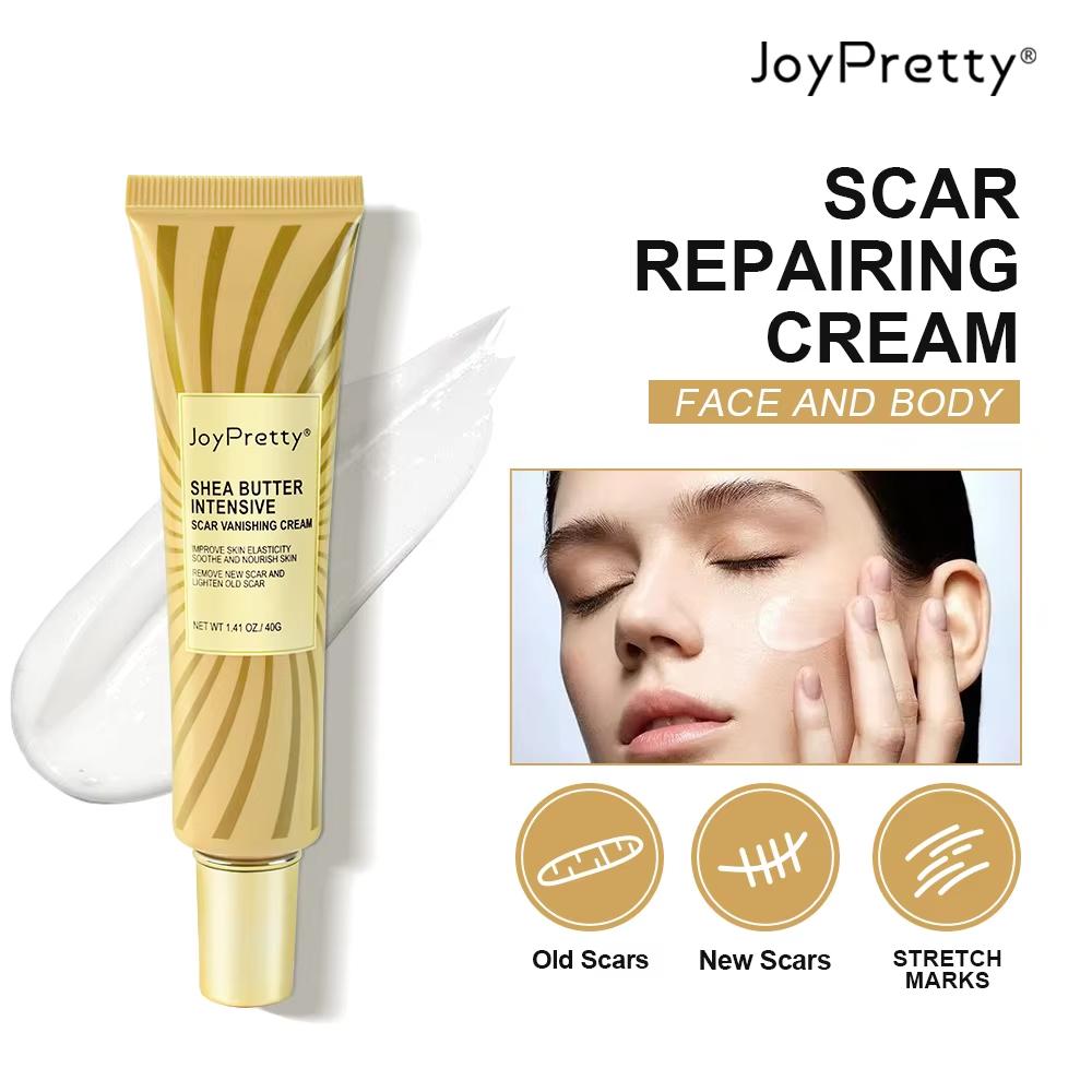 Shea Butter Scar Removal Cream Stretch Marks Treatment Sunburn Burns Old Scars Smoothing Whitening Cream Gel Body Face Skin Care
