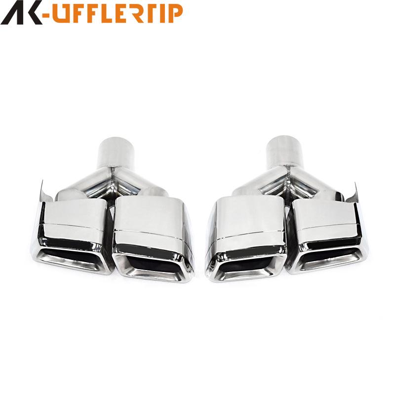 Mercedes-Benz W204/W212 C/E-Class Exhaust Tailpipe Modification - Fits C63, E63, CLS with Square Tip