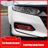 2Pcs Red ABS Front Bumper Fog Lamp Light Cover Trim For Honda Accord 2018-2020