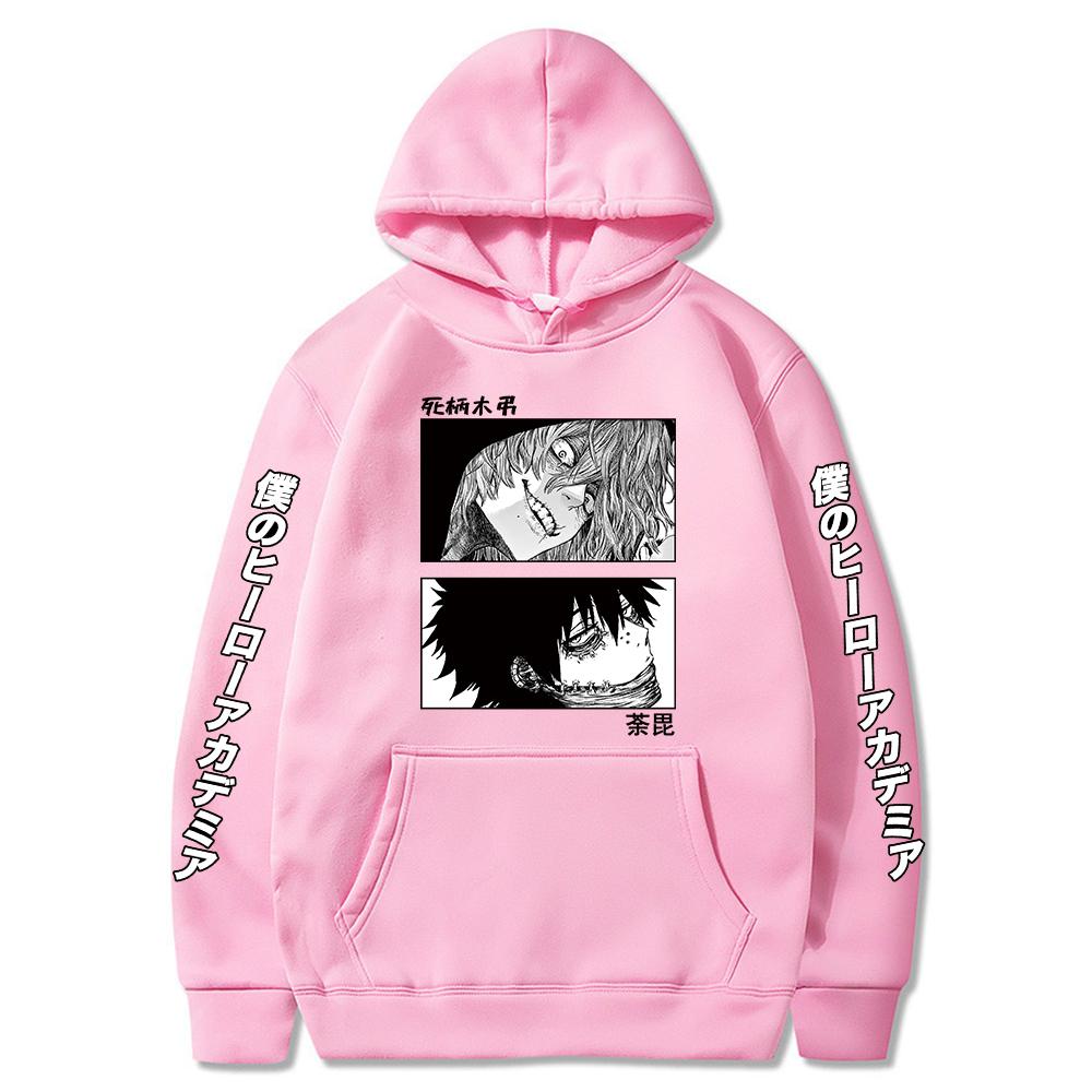 My Hero Academia Аниме-пуловер Shigaraki Tomura And Dabi с принтом для мужчин и женщин, удобные толстовки с капюшоном Harajuku Plus Size Sweatshirt