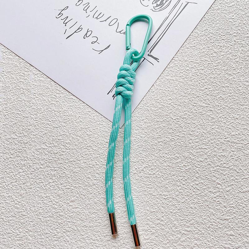 Нейлоновый брелок из плетеной вручную веревки, Y2K мода, подвеска для сумки, украшение, сделай сам, красочная подвеска, подарок