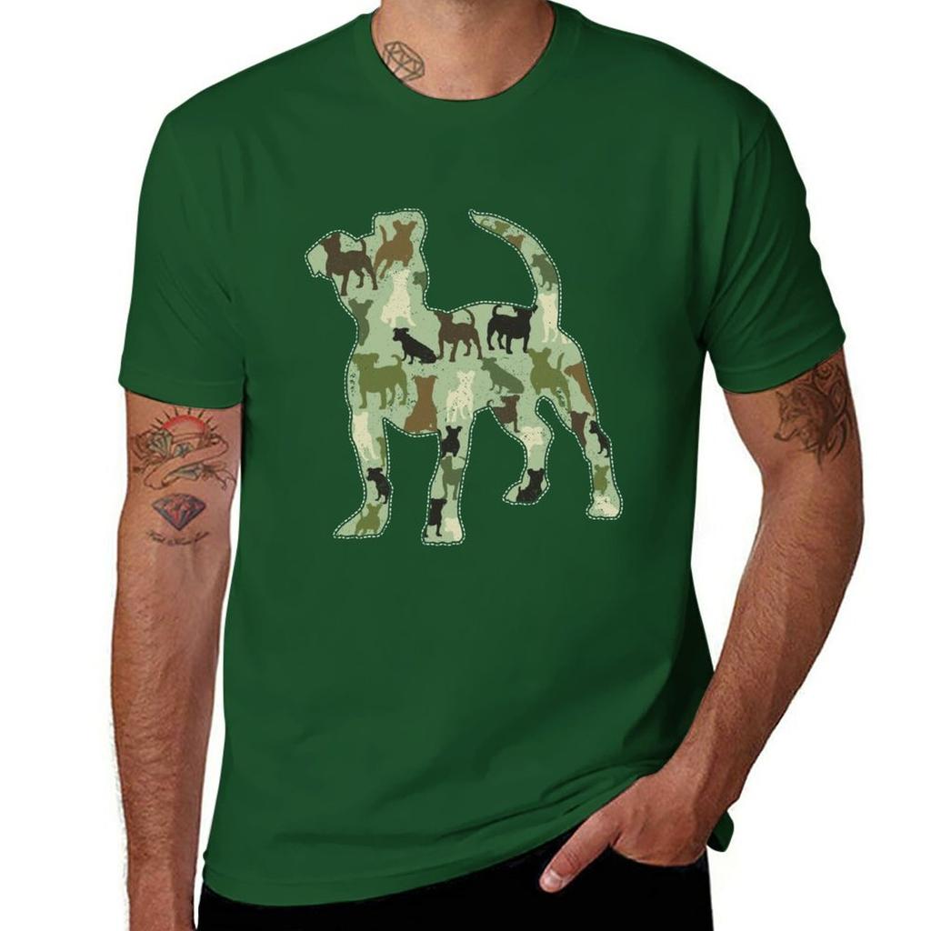 Новые футболки Jack Russell Camo для мальчиков, белые футболки, простые футболки, простые черные футболки для мужчин, большие топы, футболки, одежда