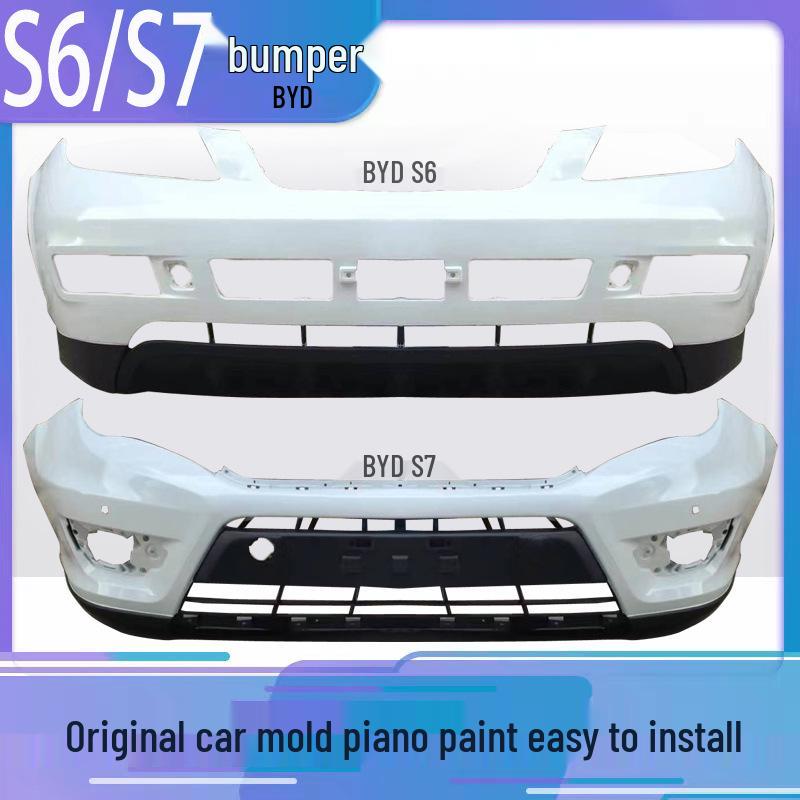 Комплект переднего и заднего бампера для BYD S6/S7: Губа, Защитная дуга и Окантовка