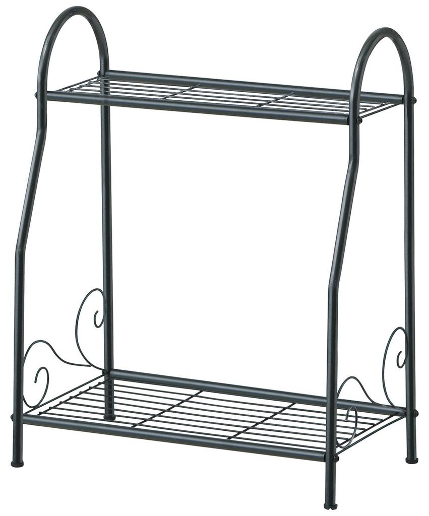 Takasho NPM-FS05 Two-Tier Flower Stand, 31.5x56.5x70cm