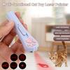 3-in-1 Interactive USB Rechargeable Pet Cat Laser Toys Multifunctional Cats Interactive Infrared Teaser Lighting Cat Chaser Stick