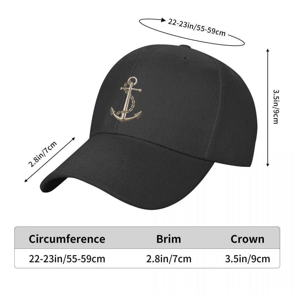 Fashion Unisex Anchor Baseball Cap Adult Nautical Sailor Adjustable Dad Hat Unisex Women Summer Sports Hats Snapback Caps