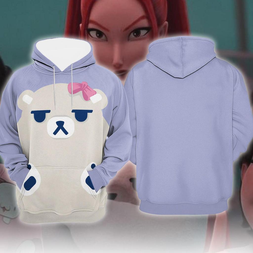 Autumn 3D Printed Hoodies Fashionable Casual Sports Long Sleeved Women's Hooded Sweatshirts for Daily Outfits