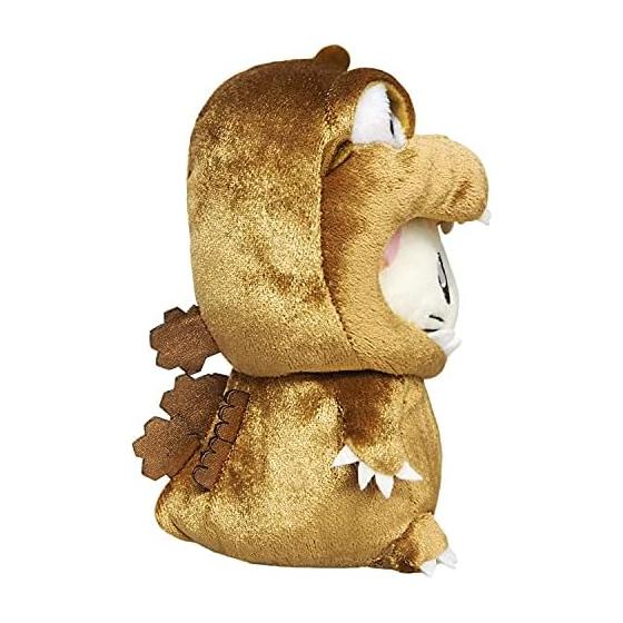 Sanei Boeki Godziham-kun Plush (S) - 13.5cm Height, Removable Hood