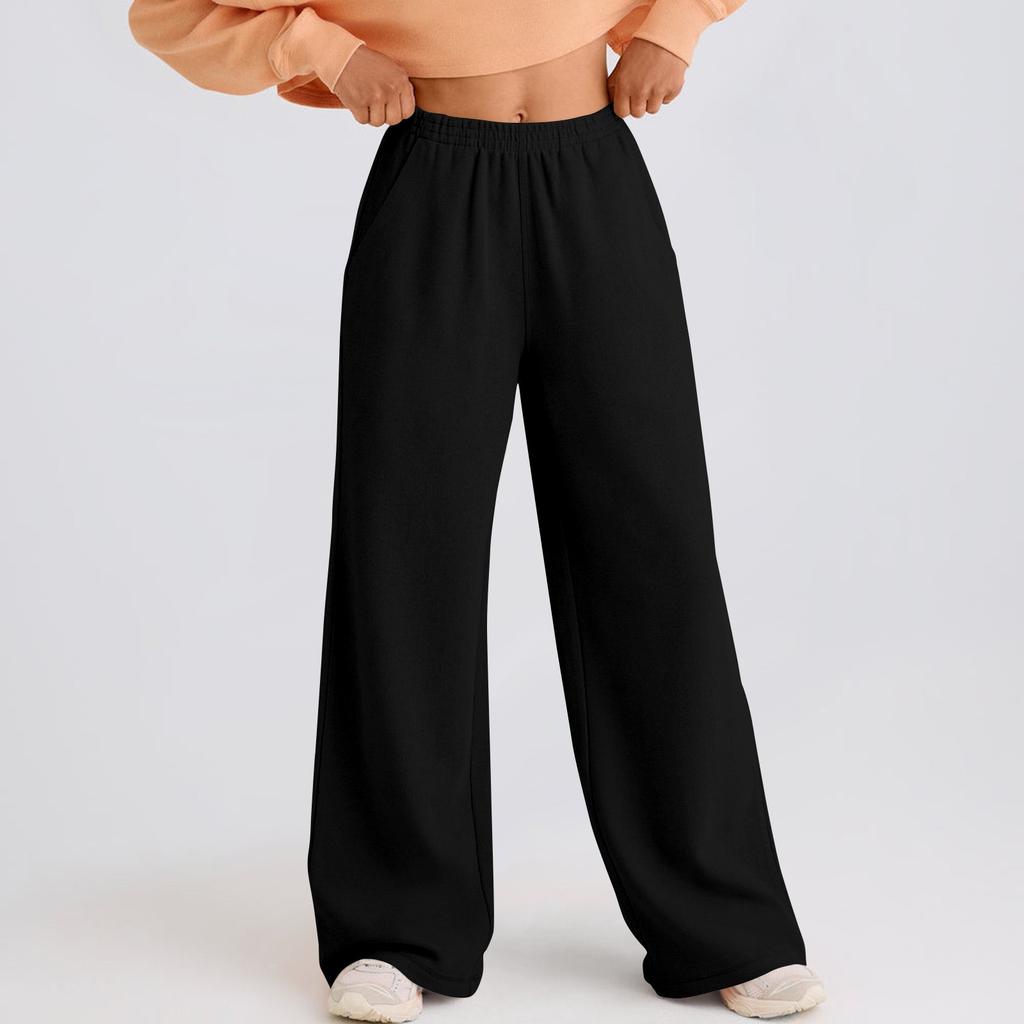 Женские спортивные штаны Женские мешковатые прямые спортивные штаны с завязками на резинке и поясом Повседневные брюки для бега Женские осенние брюки