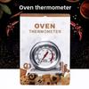 Stainless Steel Oven Thermometer Large Dial Baking Bbq Cooking Meat Food Temperature Measurement Hang Stand Kitchen Supplies