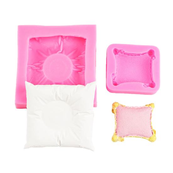 3D Подушка Силиконовая Форма Торт Помадка Форма для Мастики Сахарная Мастика Мастика Кекс Украшения Топпер Украшения Сахарное Ремесло Сахарный Декор