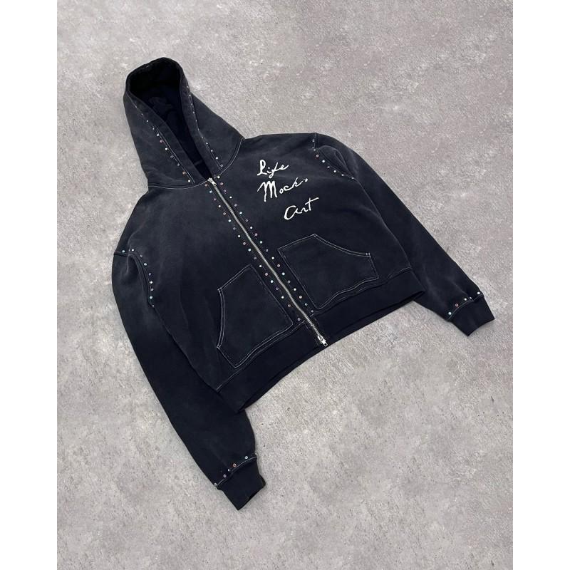 Unisex Oversized Hooded Sweatshirt With 3D Graphic Print Streetwear Cotton Pullover Teens Adults