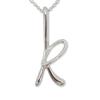[Used] TIFFANY/Tiffany 925 Initial/K Pendant/Necklace/g515-21