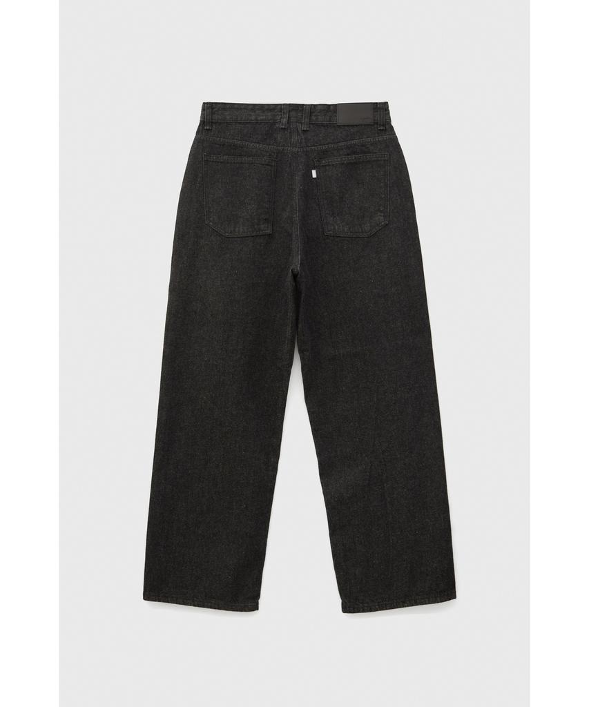 YOUTH Wide Denim Pants - Washed Black