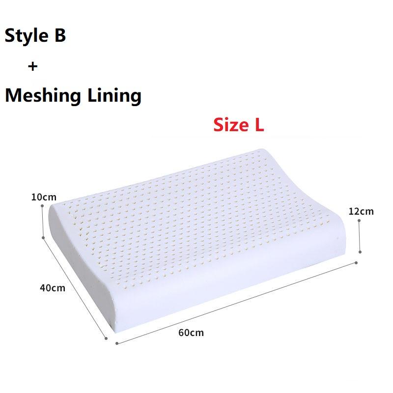 Таиландская подушка из чистого натурального латекса, защитная подушка для шеи и позвоночника, массажные лечебные подушки для тела, подушки для сна