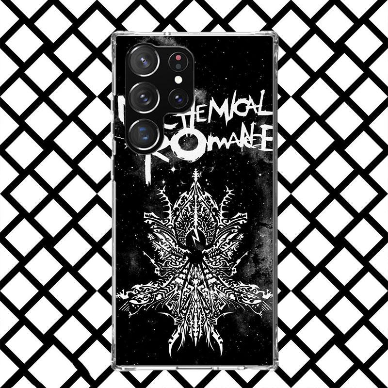 Чехол для телефона My Chemical Romance MCR для Samsung Galaxy S26 S25 Edge S24 S23 Ultra S22 Plus S21 FE S20 + Мягкий чехол с принтом Fundas G