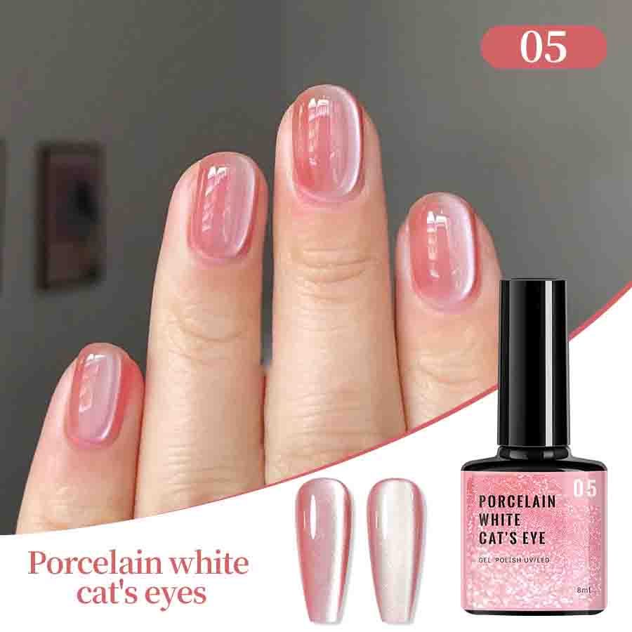 9D кошачий глаз гель для ногтей блестящий эффект серебристый УФ гель-лак мерцающая пыль DIY декор ногтей