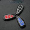 Новый чехол для автомобильного ключа из углеродного волокна ABS для Ford Fiesta Focus 3 4 Mondeo Ecosport Kuga Focus ST, дистанционный ключ для автомобиля