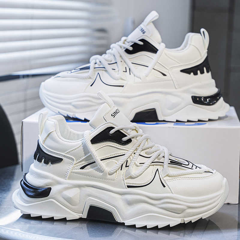 Fashion Demi-season With Ties Green Men's Sneakers Orange Boots Shoes Hiking Sneakers Sports Sneskers Low Offer Team Basket