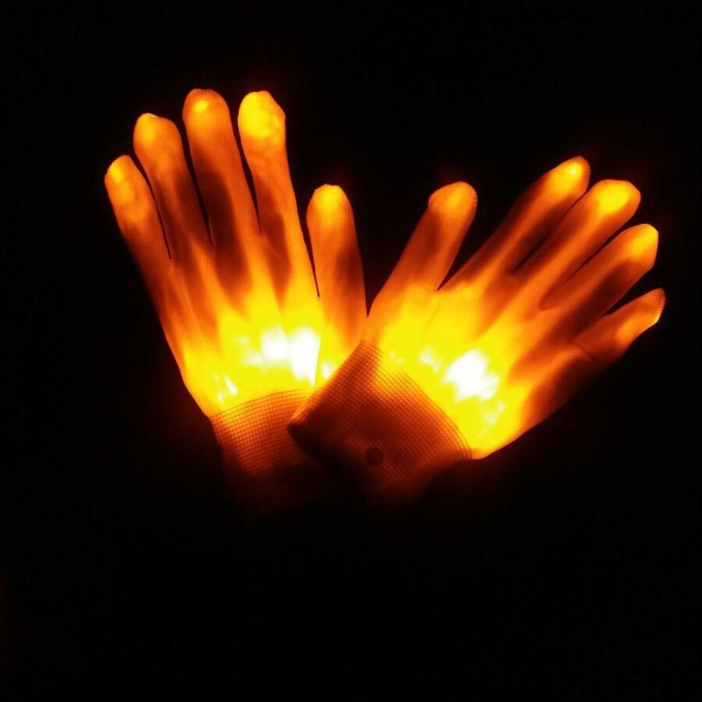 Luminous Light-up Gloves LED Luminous Gloves LED Gloves  Stage Costume Accessories