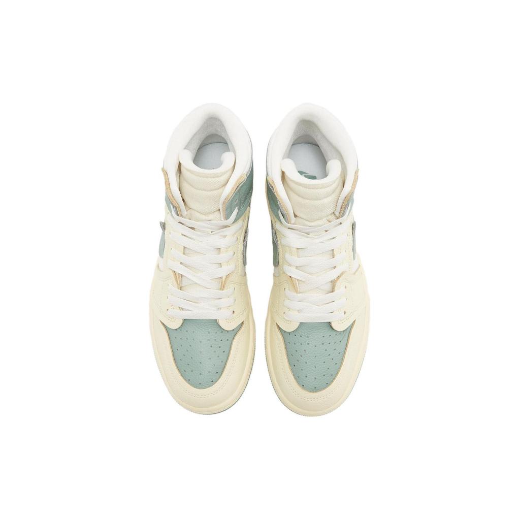 Женские кроссовки Air Jordan 1 High Method of Make Jade Smoke кремового цвета Legend-Sand Sail FB9891-104