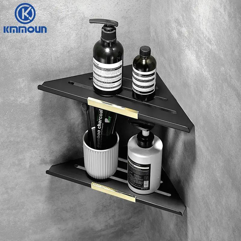 Double Bathroom Storage Rack Shower Gel Shelf Kitchen Storage Rack Shelf  304 Stainelss Steel Basket Bathroom Accessory Kommoun