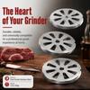 Silver Meat Grinder Cutter Plate Stainless Steel Mincer Blades Disc  For Meat Grinder