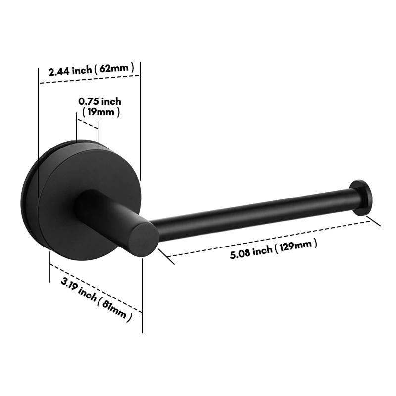 Органайзер-держатель для туалетной бумаги, настенный, для хранения, многоразовый, для кухни, ванной комнаты, без сверления, диспенсер для салфеток и полотенец, нержавеющая сталь