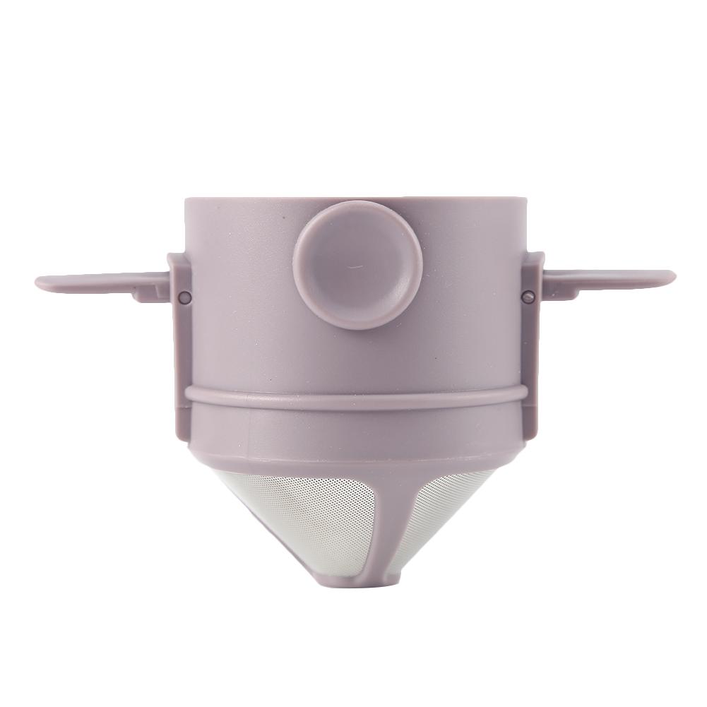 Foldable Portable Coffee Filter Coffee Maker Stainless Steel Drip Coffee Tea Holder Reusable Paperless Pour Over Coffee Dripper