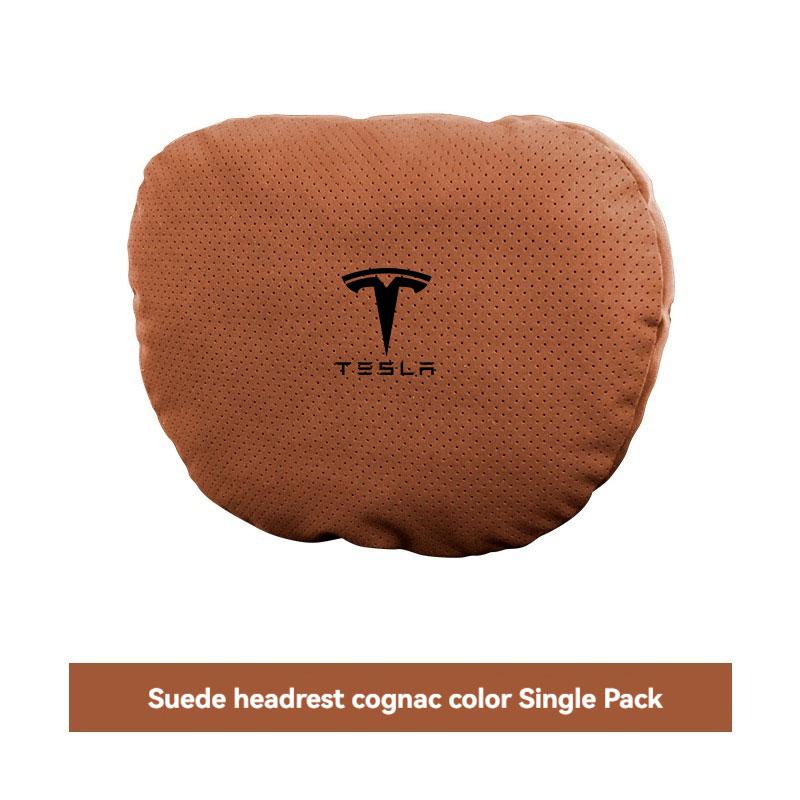 AMM1 For Tesla Model 3 Y X S Neck Pillow Headrest Pillow Automobile Seat Neck Rest Auto Seat Head Support Pillow Car Accessories