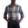 Polo Ralph Lauren Клетчатая рубашка из оксфордского хлопка с длинным рукавом Классическая версия Мужские рубашки 710950421-004