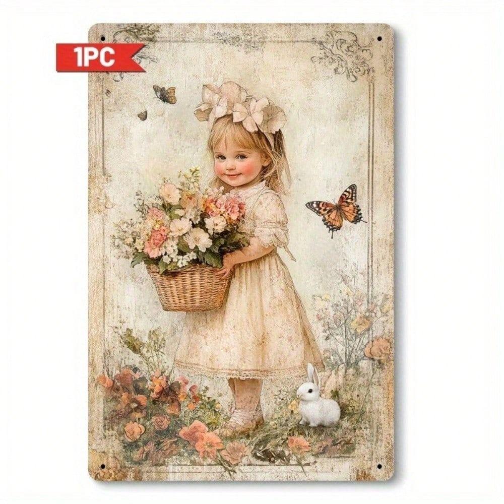 Винтажная металлическая табличка, Декор для стены, 20x30 см, Оловянная живопись