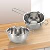 304 Stainless Steel Butter Cheese Chocolate Melting Pan Long Handle Wax Melting Pot Scented Candle Handmade Soap Making Bakeware