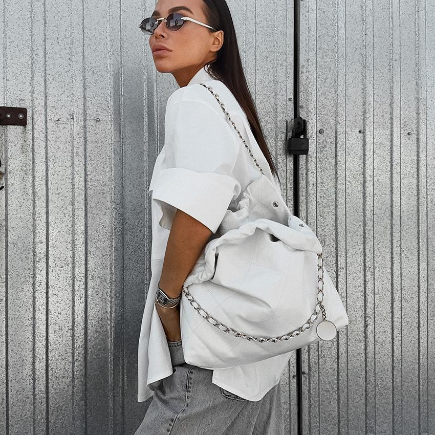 Autumn Classic White Minimalist Pocket Lapel Short Sleeve Loose Casual Split Shirt European and American Versatile Cotton Shirt