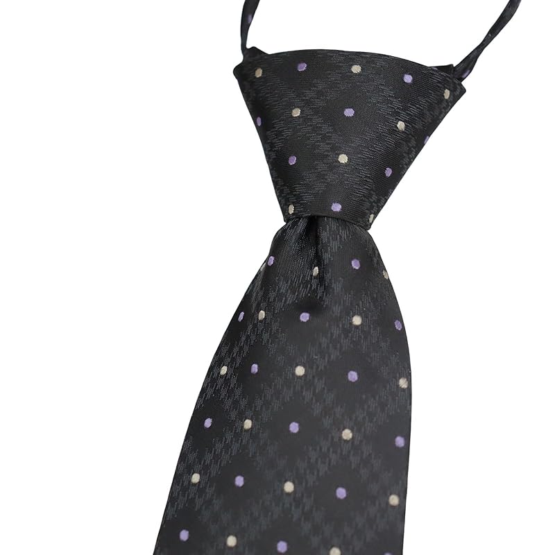 [Michiko London] бренд KOSHINO, подарок, модный шелковый галстук-молния, не завязанный, простая установка (МКЗП-32-С серый)