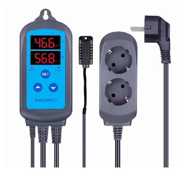 INKBIRD IHC-200 & 200 EU Socket&Plug WiFi Digital Dural Stage Dehumidifying Humidity Controller Humidifaction Humidifier Control