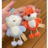 Rabbit Penguin Duck Bear Plush Keyring With Pull Out Feet For Kids And Teens