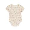 Kiddiezoom 3 Pcs Fashion Baby Boys Girls Bodysuits 100%Cotton Soft Newborn Clothes