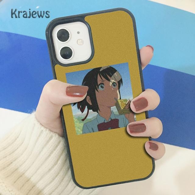 Krajews Anime icons Soft Phone Case Cover For iPhone 17 Air 16 15 14 plus 11 12 13 pro max coque Shell Fundas
