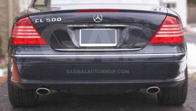 Mercedes CL W215 - Хромированная накладка на багажник - Акцент на крышку багажника - Деталь задней части премиум-автомобиля - Тюнинг для усиления блеска