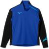 Mizuno Футбольная одежда Стрейч-флис Лазурный x Темно-синий Размер 140 до японского размера Футболка, Юниор, P2MC8615, Темно-синий, (эквивалент 140)