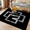 1pc Fire Metal Energy Carpet for Playroom Bedroom Living Room Sofa Home Decor,kids Game Area Rug Non-slip Floor Mat Y730163