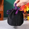 Luxury Velvet Gift Packaging Pumpkin Drawstring Bag, Halloween Plush Candy Pouch for Autumn Holiday Table Centerpiece Party, Reusable Goodie
