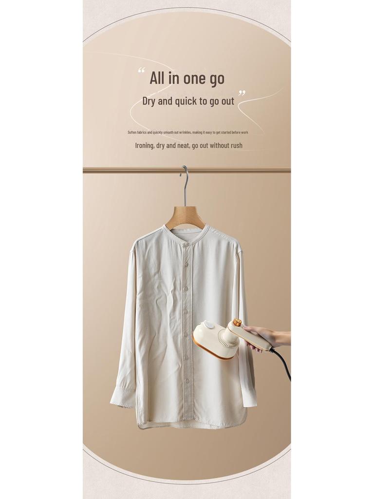Портативная мини-ручная гладильная машина: Мокрое и сухое глажение для дома и путешествий