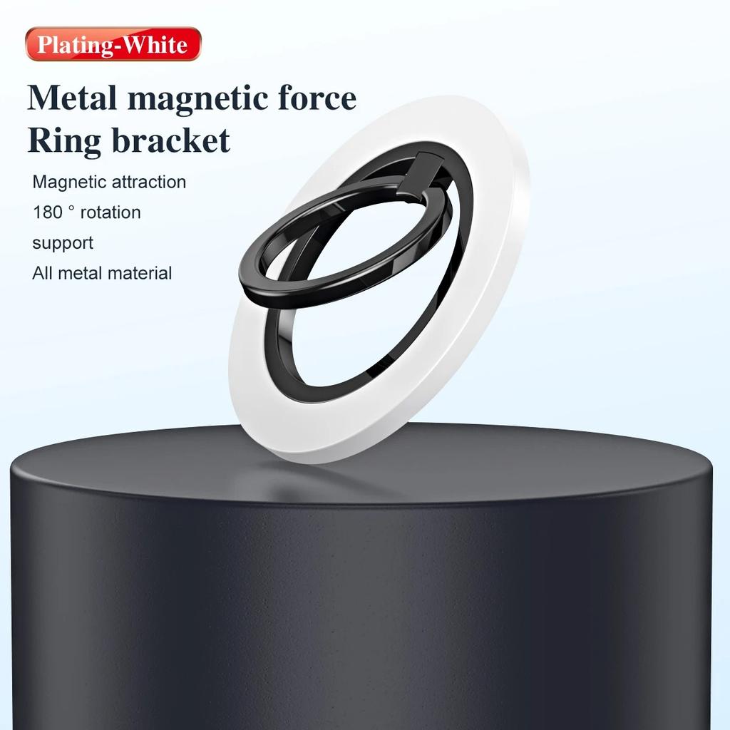 Магнитный держатель для кольца на 360° для подставки MagSafe, магнитная ручка для iPhone 15, 14, 13, 12 Pro Max, держатель для кольца на палец, подставка