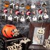 Ghost Haunted House Pull Flags Pumpkin Ghost Garden Banner Funny Halloween Flags  Party Supplies